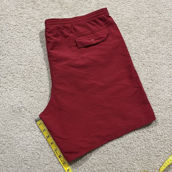 Patagonia Mens Baggies Shorts Red No Stretch Flawed Size XXL (42") - Picture 9 of 9